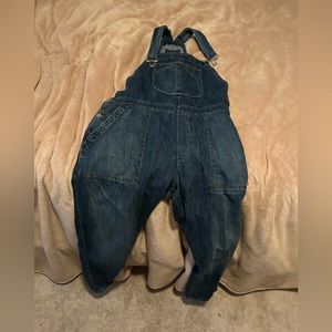 Gap straight leg overalls, worn twice